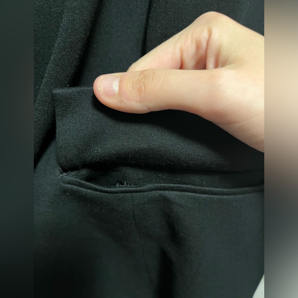 J. Jill Ponte 3 Button Black Women's Blazer Size Large - Picture 8 of 8